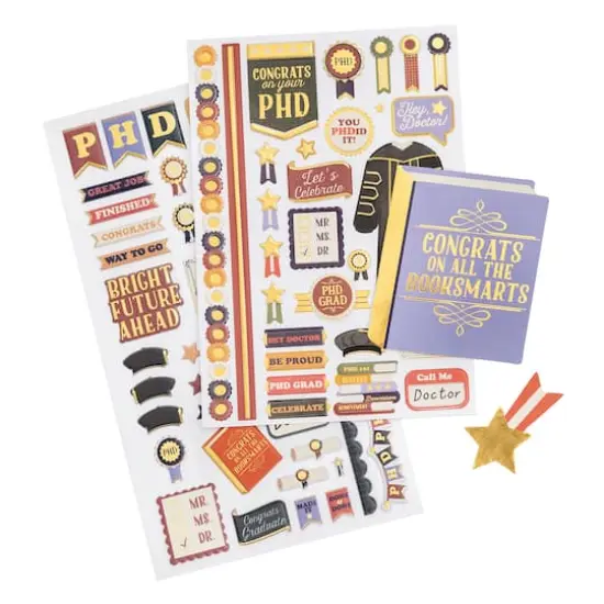 PhD Graduation Sticker Flip Pack by Recollections&trade; {3}