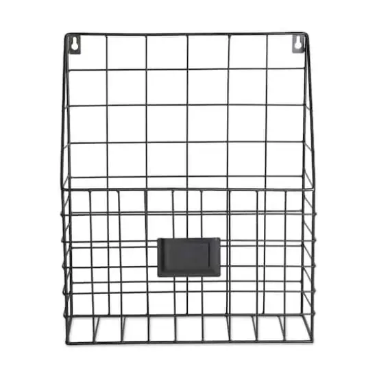 DII&reg; Farmhouse File Basket Set Black {7}