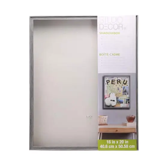 Gray Shadow Box by Studio D&eacute;cor&reg; {1}