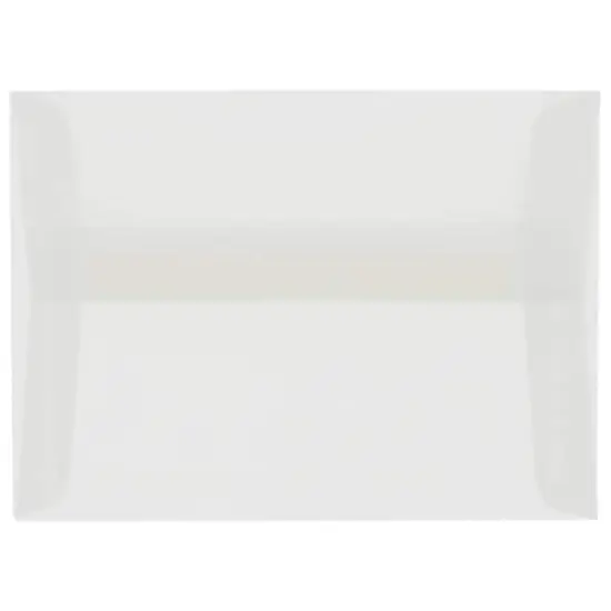 JAM Paper A9 Clear Translucent Vellum Invitation Envelopes, 25ct. {1}