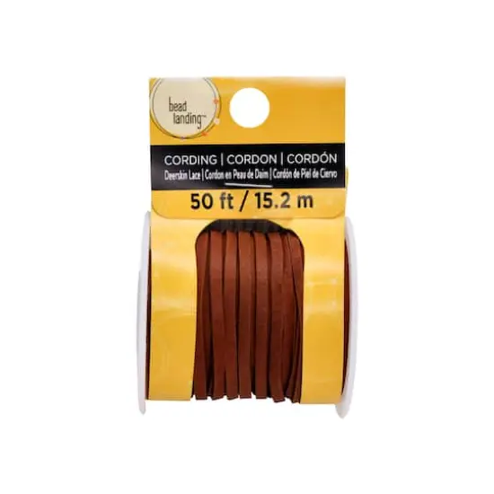 Saddle Tan Deerskin Lace Cord By Bead Landing&trade; {1}