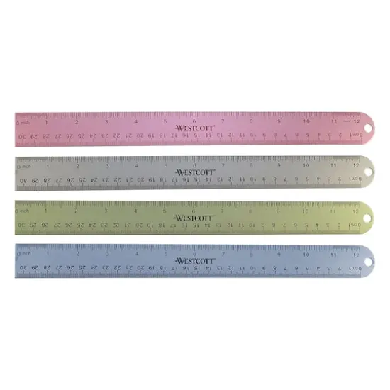 Assorted Westcott&reg; Aluminum Tearing Ruler {1}