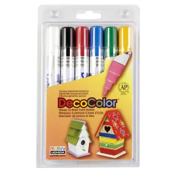 DecoColor&trade; Glossy Oil Base Paint Marker, Broad {4}