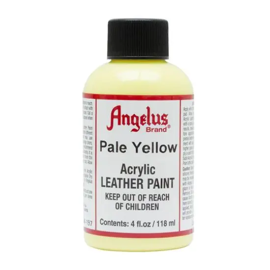 Angelus&reg; Acrylic Leather Paint, 4oz. Pale Yellow {1}