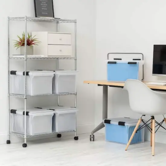 Iris&reg; WeatherPro&trade; Clear 32qt. Storage Box, 6ct. {3}