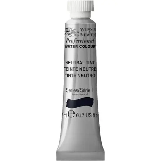 Winsor & Newton&reg; Professional Water Colour&trade; Paint, 5mL Neutral Tint {1}