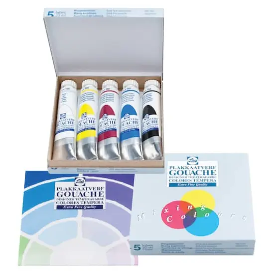 Royal Talens Gouache Extra Fine 5 Color Mixing Set {1}