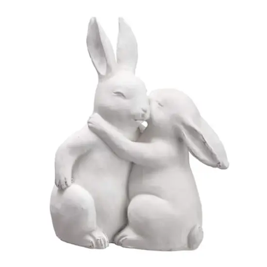 10" Bunny Couple Figurine {1}