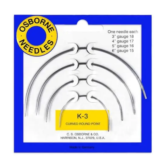 Curved Round Point Upholstery Needle Kit {1}