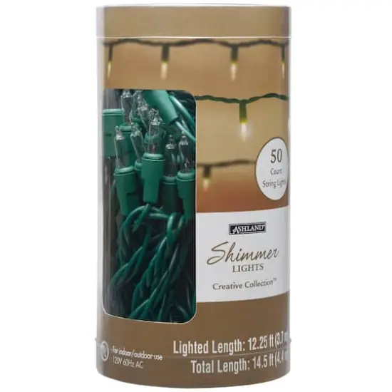 50ct. Creative Collection&trade; Shimmer Lights Green Vine by Ashland&trade; {6}