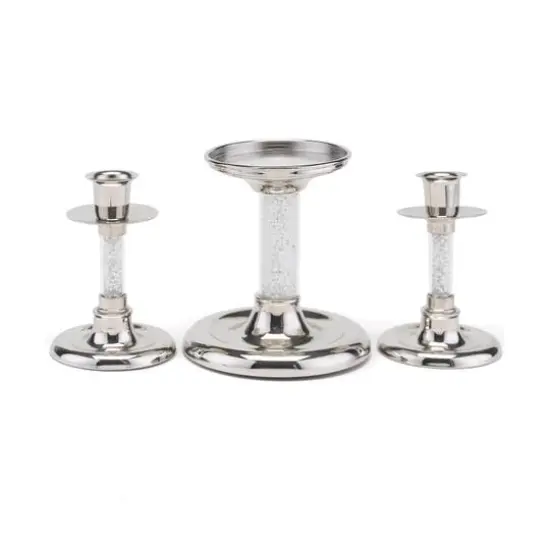 Hortense B. Hewitt Co. Glittering Beads Candle Stand Set {1}