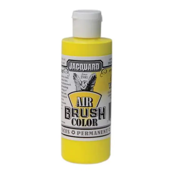 Jacquard Airbrush Color, 4oz. Fluorescent Yellow {1}