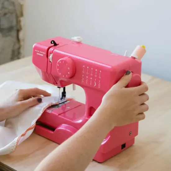 Janome&reg; Pink Lightning Portable Sewing Machine {4}