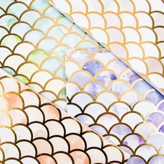 Assorted Mermaid Coast Cards & Envelopes by Recollections&trade;, 4.25" x 5.5" {5}