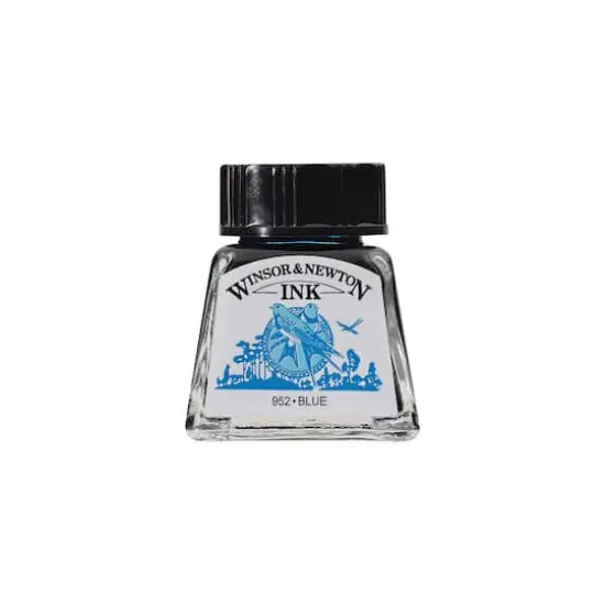 Winsor & Newton&reg; Drawing Ink, 14mL Blue {1}