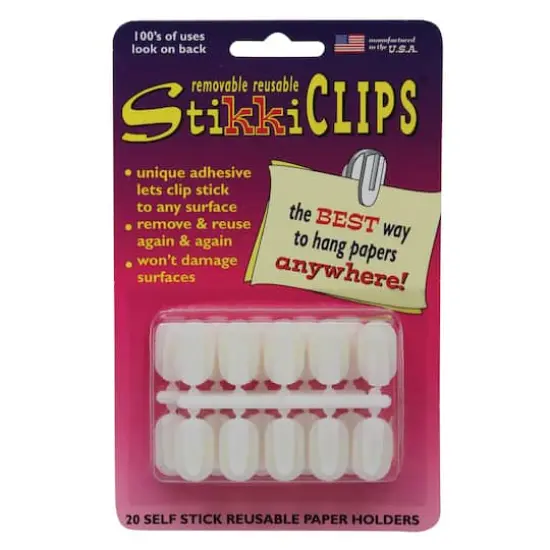 StikkiCLIPS&reg;, White {1}