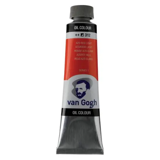 Van Gogh Oil Colour, 40mL 312 Azo Red Light {1}