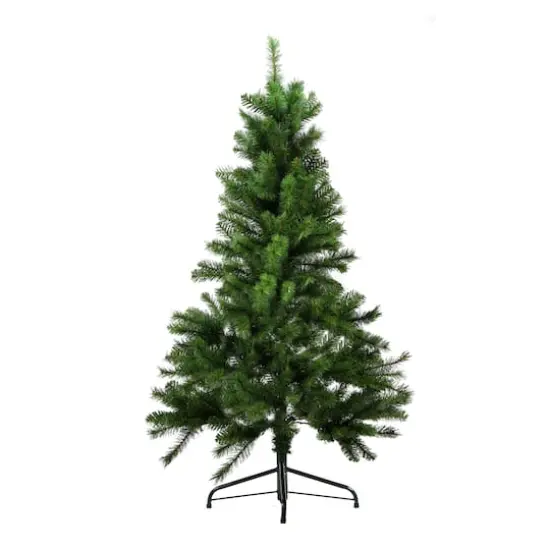 4.5ft. Unlit Mixed Pine Medium Artificial Christmas Tree {1}