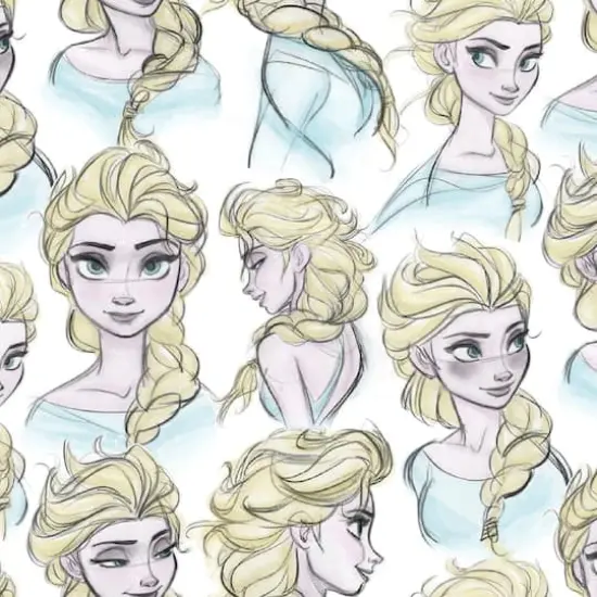Disney&reg; Elsa Sketch Fabric {1}
