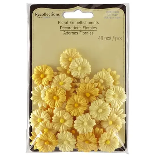 Recollections&trade; Signature Floral Embellishments Yellow {1}