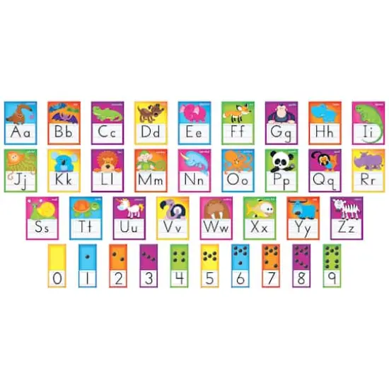 Trend Enterprises Awesome Animals Alphabet Cards Bulletin Board Set {1}