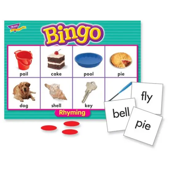 TREND Rhyming Bingo Game {4}