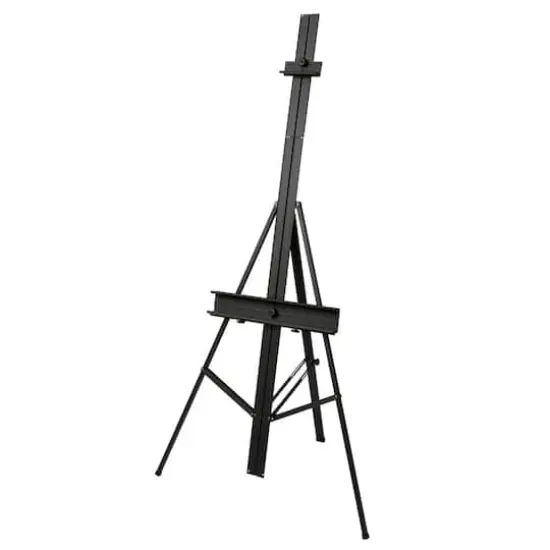 74" Black Aluminum Gigante Studio Easel by Artist's Loft&trade; {1}
