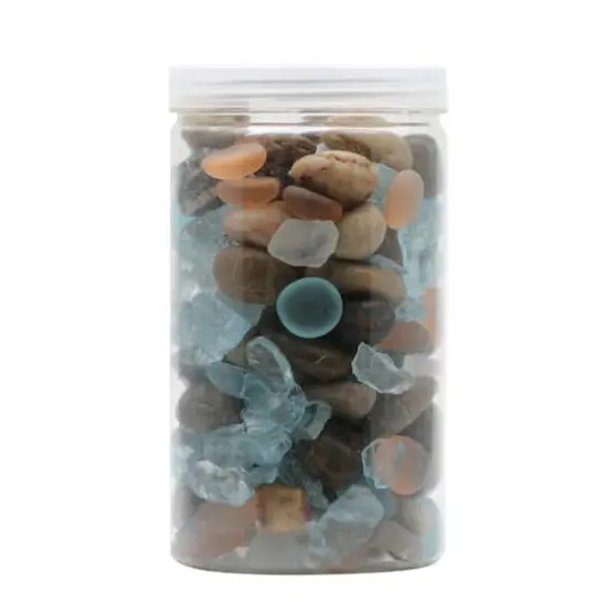 Mixed Glass & Stone Pebbles by Ashland&trade; {5}