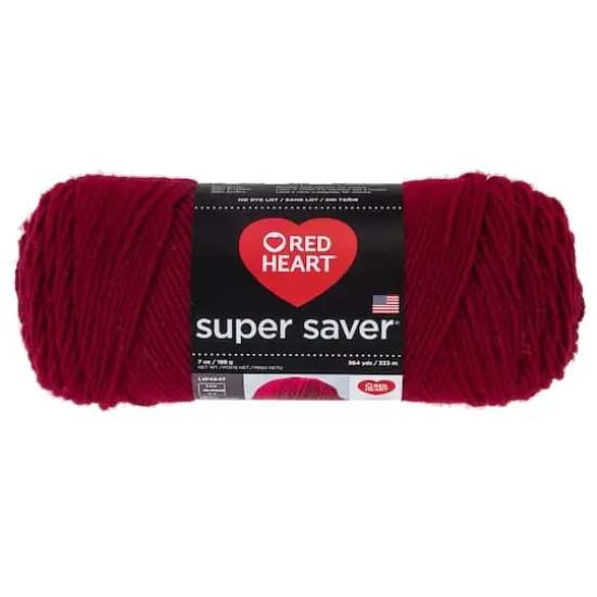 Red Heart&reg; Super Saver&reg; Solid Yarn Burgundy {1}