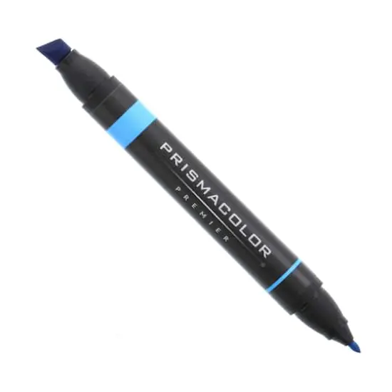 Prismacolor&reg; Premier&reg; Chisel/Fine Art Marker, Blues/Greens PM 40 Copenhagen Blue {1}
