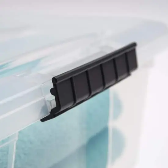 Iris&reg; Clear Stack & Pull&trade; Storage Tote, 6 Pack {5}