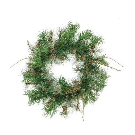 24" Country Mixed Pine Artificial Wreath {1}