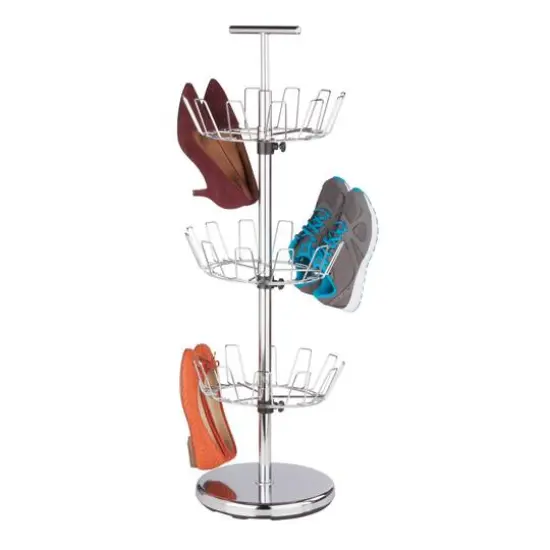 Honey Can Do Chrome 3-Tier Shoe Tree {3}