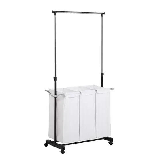 Honey Can Do Adjustable Height Laundry Center with Hanging Bar {1}