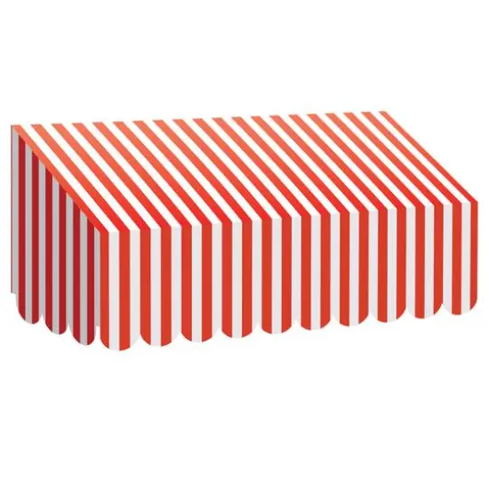 Teacher Created Resources Red & White Stripes Awning {1}
