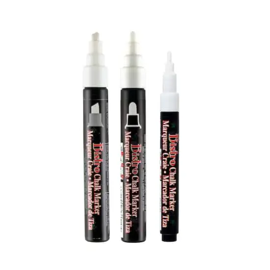 Marvy&reg; Uchida Bistro Chalk 3 Marker Set, White {3}