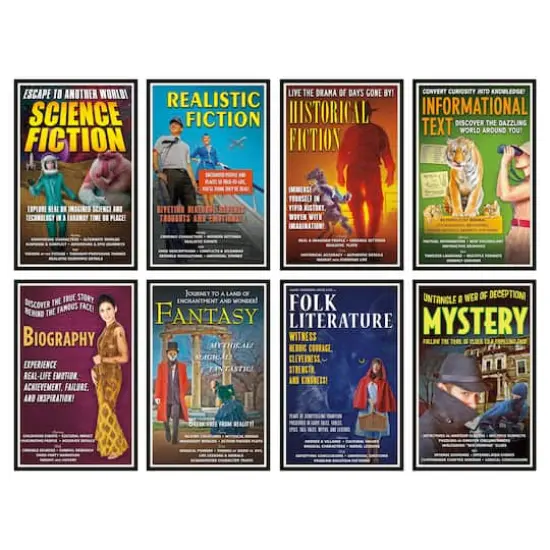 North Star Teacher Resource Literary Genres Bulletin Board Set {1}