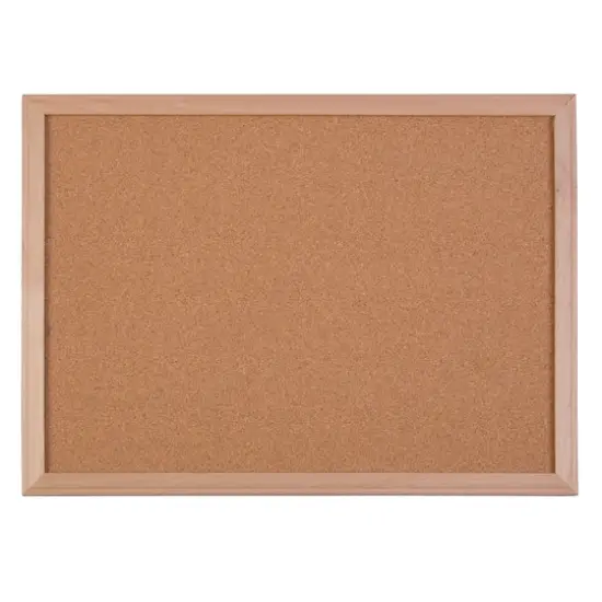 Flipside Wood Framed Cork Board, 18" x 24" {1}