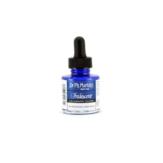 Dr. Ph. Martin's&reg; Iridescent Calligraphy Color Ink 9R Deep Blue {1}