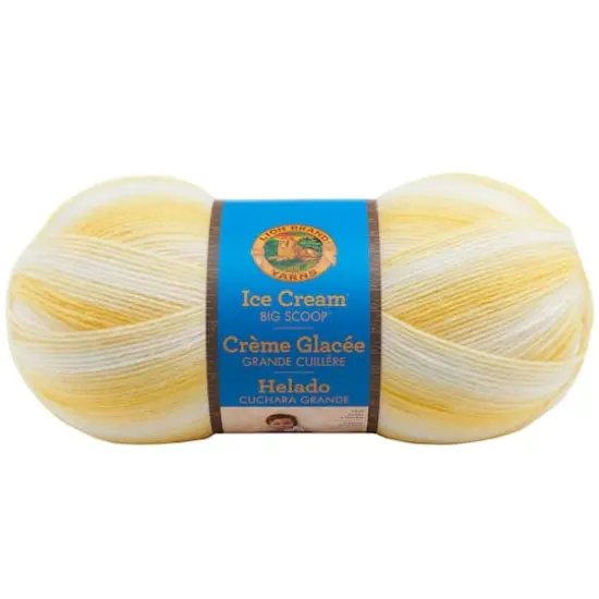 Lion Brand&reg; Ice Cream&reg; Big Scoop Yarn Lemon Meringue {1}