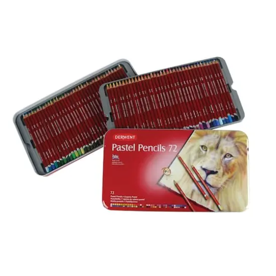Derwent&reg; Pastel Pencil 72 Color Tin Set {1}