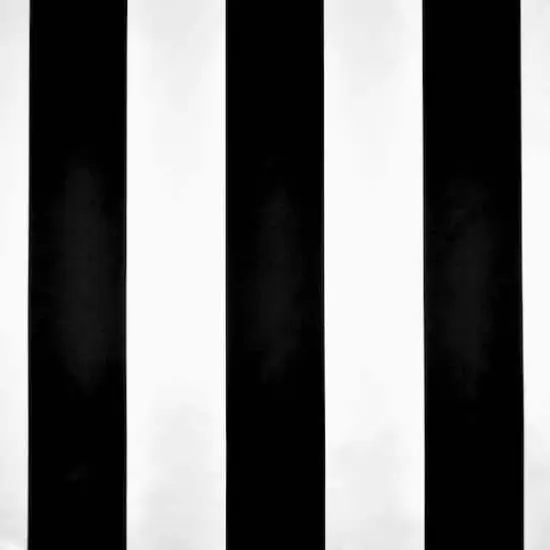 Black/White Wide Stripe Matte Satin {1}