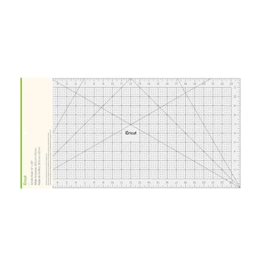 Cricut&reg; Acrylic Ruler, 12" x 24" {3}