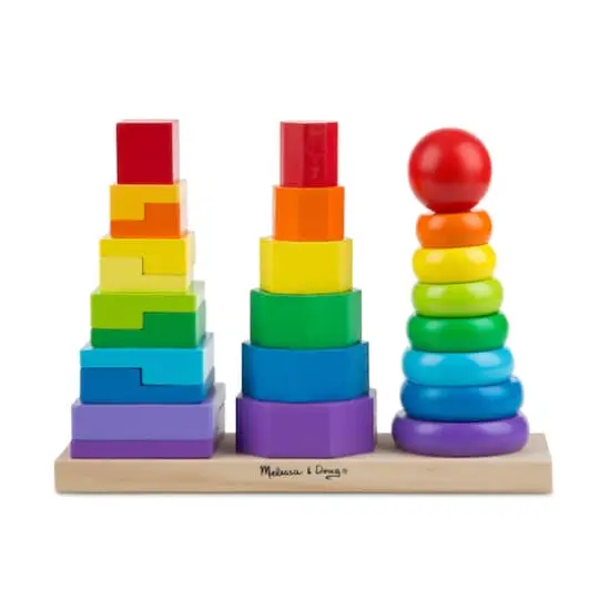 Geometric Stacker Wooden Toy {1}