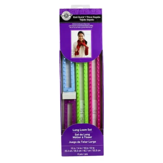 Loops & Threads&reg; Knit Quick&trade; Long Loom Set {4}