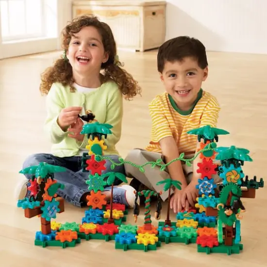 Gears! Gears! Gears!®, Movin’ Monkeys™ Building Set, Set of 136 {3}