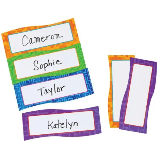 Magnetic Name Plates, 2 Packs of 20 {1}