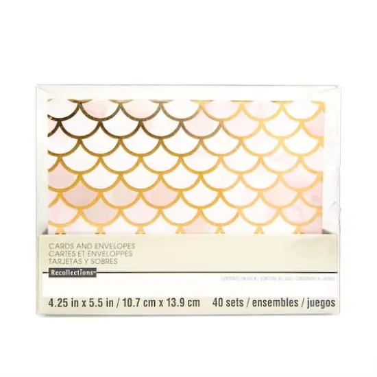 Assorted Mermaid Coast Cards & Envelopes by Recollections&trade;, 4.25" x 5.5" {3}