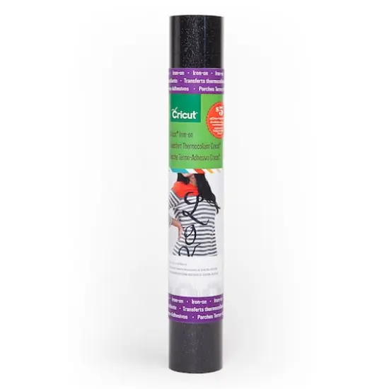 Cricut&reg; Iron-On Glitter Black {1}