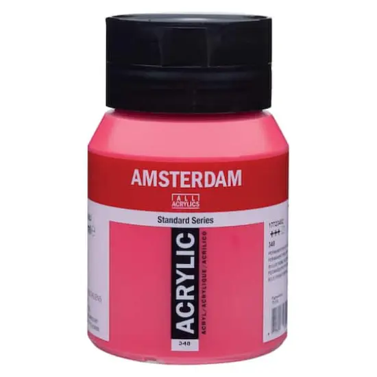 Amsterdam 500mL Standard Series Acrylic Paint 348 Permanent Red Purple {1}